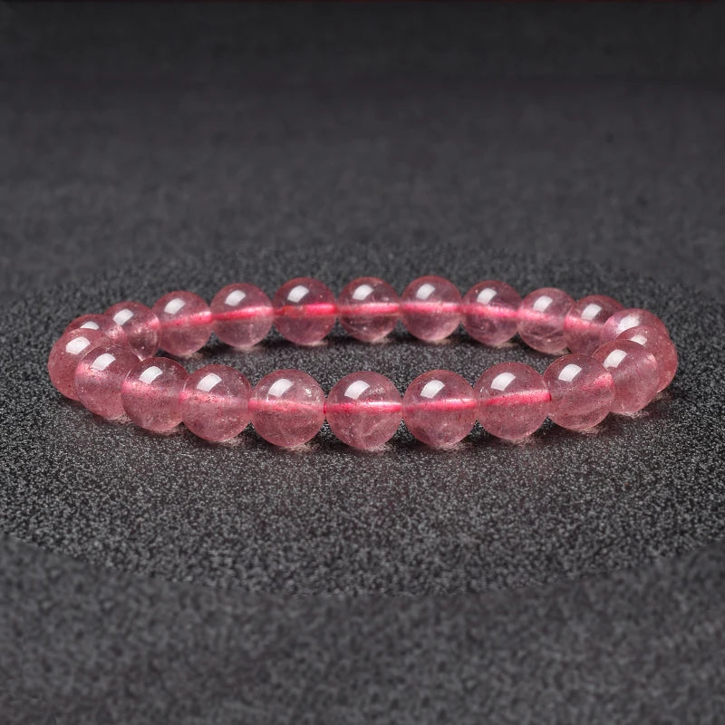 Natural Rose Quartz Beads Bracelet