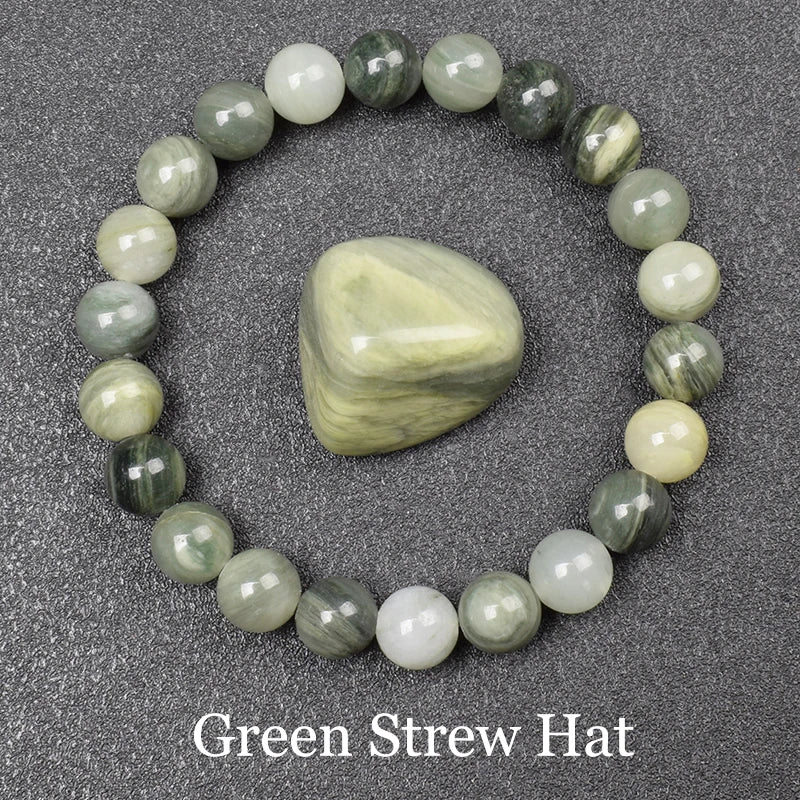 6/8 mm Real Natural Colorful Agate Female Bracelet