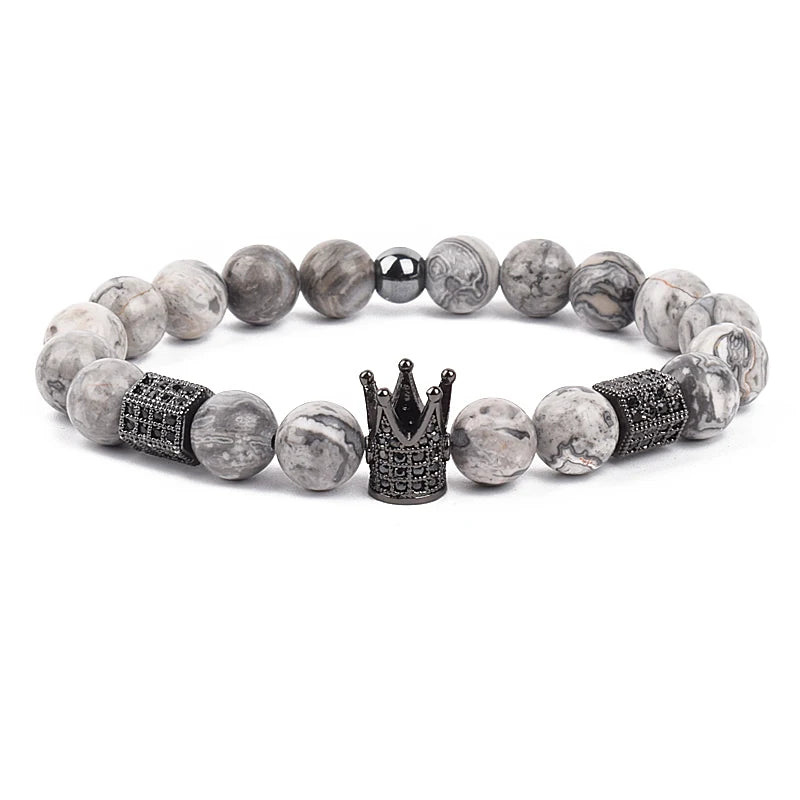 Fashion Cubic Zirconia Skull Leopard Bracelet