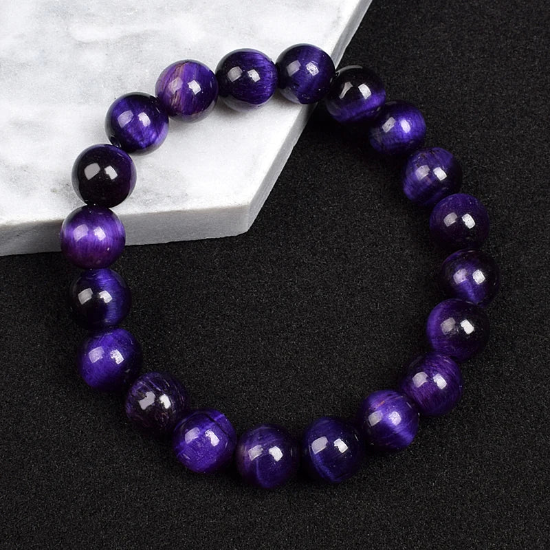Real Natural Yellow Tiger Eye Bracelet