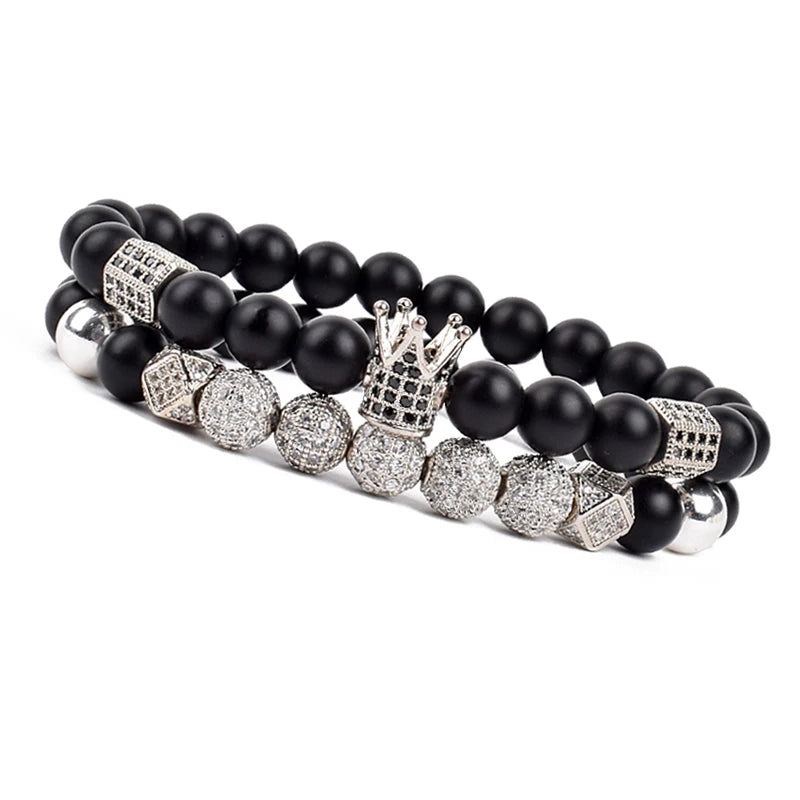 Luxury Charm Beads Bracelet Set