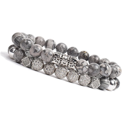 Luxury Charm Beads Bracelet Set