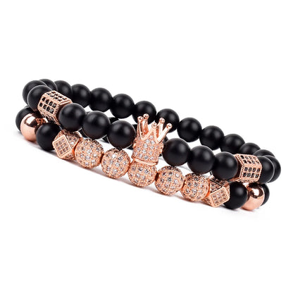Luxury Charm Beads Bracelet Set