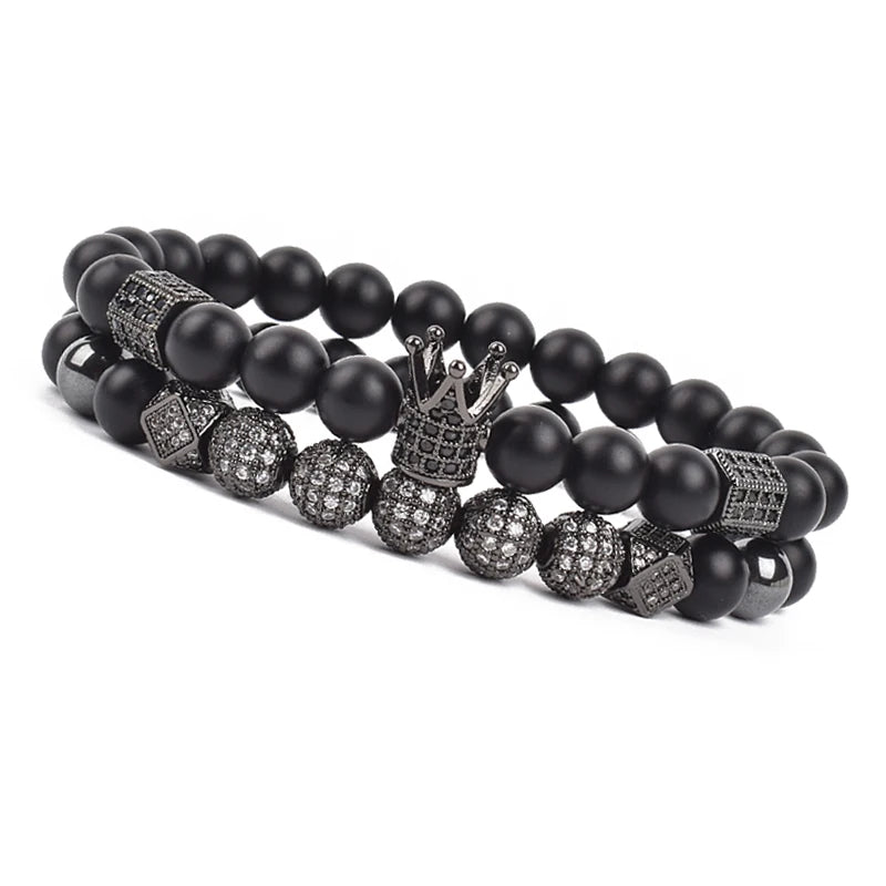 Luxury Charm Beads Bracelet Set