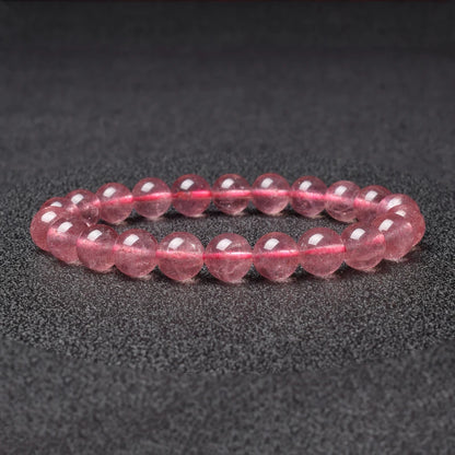 Natural Rose Quartz Beads Bracelet