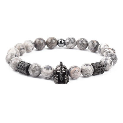 Fashion Cubic Zirconia Skull Leopard Bracelet