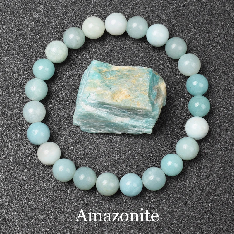 Natural Silver Color Obsidian Bracelet