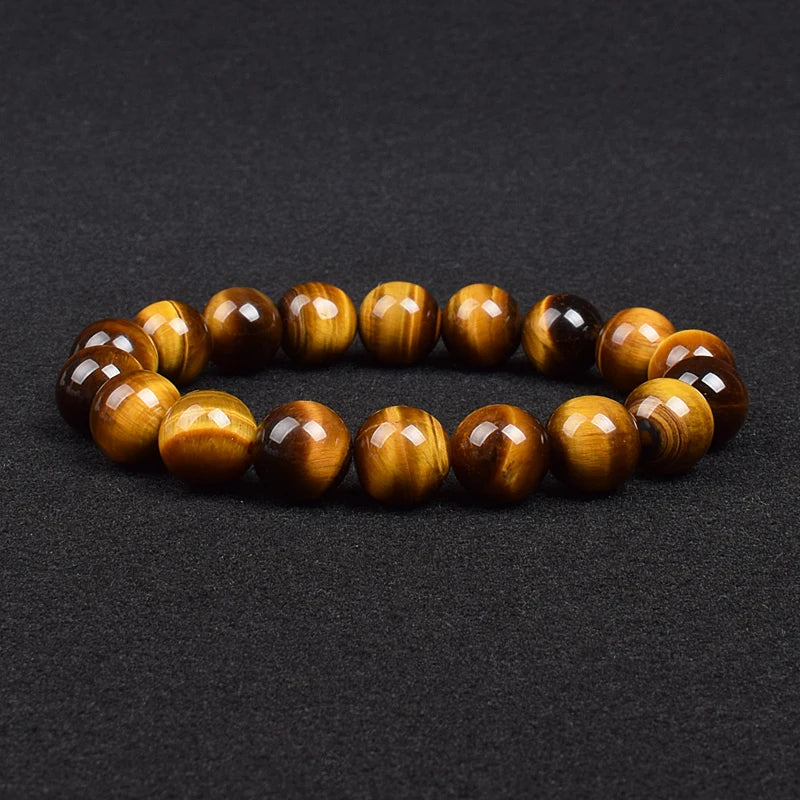 Real Natural Yellow Tiger Eye Bracelet