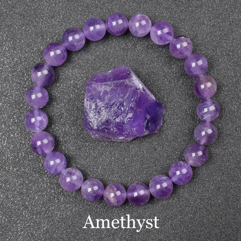 Natural Silver Color Obsidian Bracelet