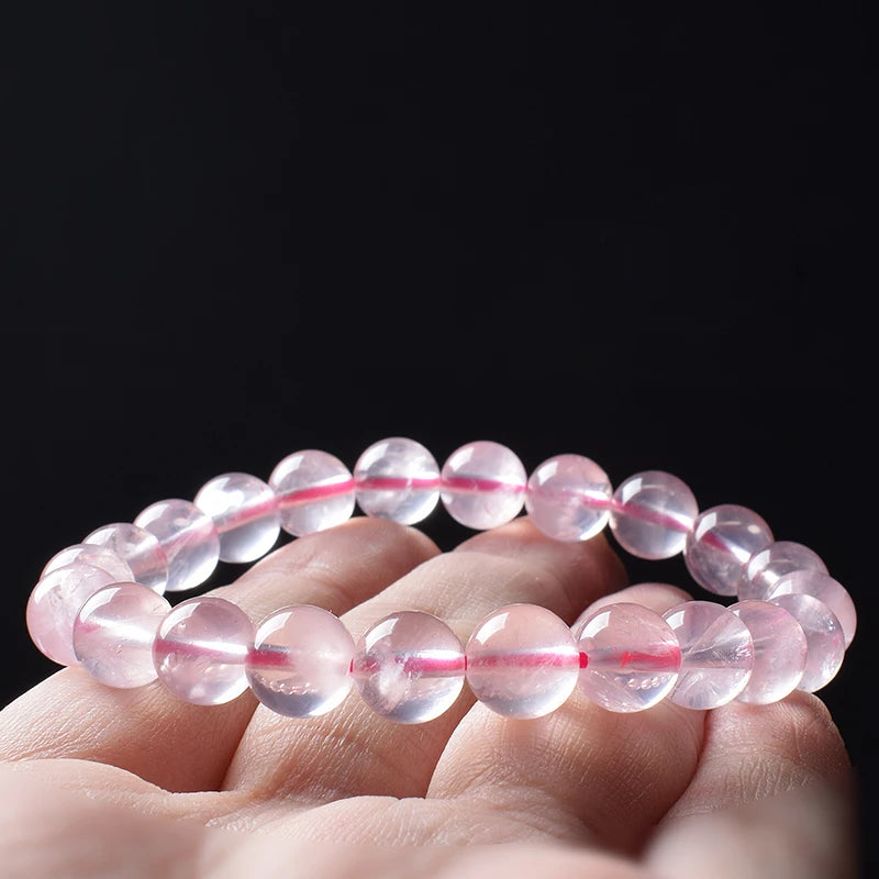 Natural Rose Quartz Beads Bracelet