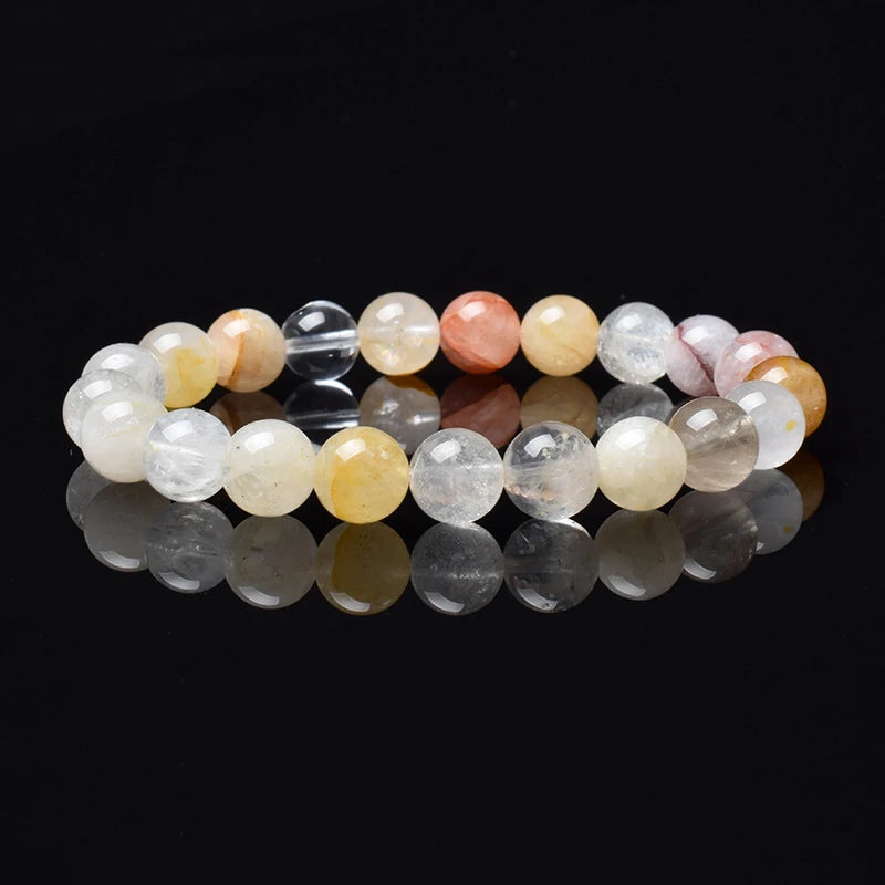 Natural Rose Quartz Beads Bracelet