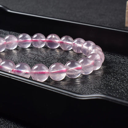 Natural Rose Quartz Beads Bracelet