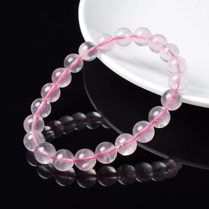 Natural Rose Quartz Beads Bracelet