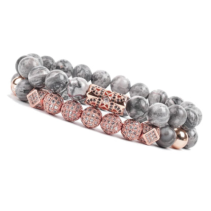 Luxury Charm Beads Bracelet Set