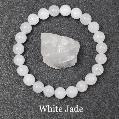 Natural Silver Color Obsidian Bracelet