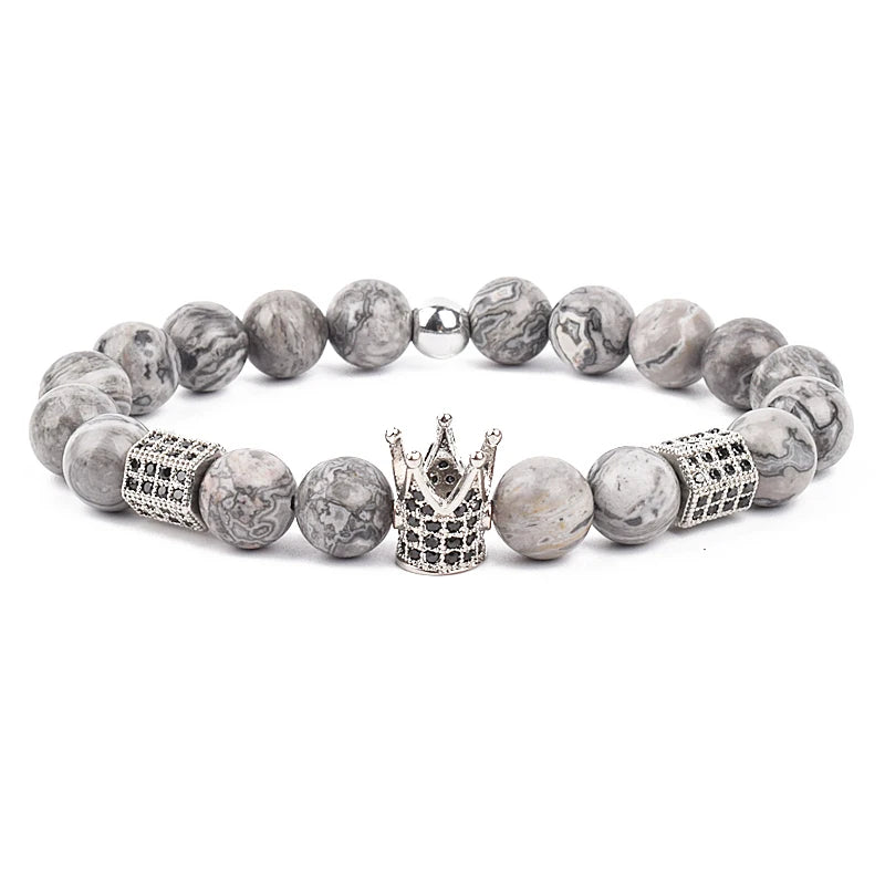 Fashion Cubic Zirconia Skull Leopard Bracelet
