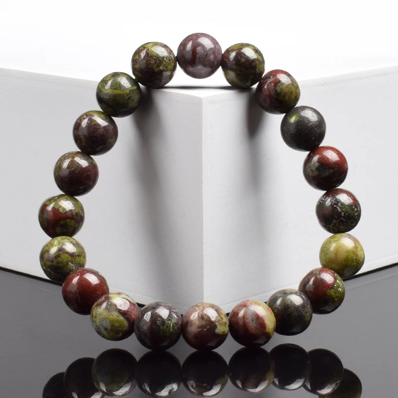 Natural Dragon Blood Stone Bracelet