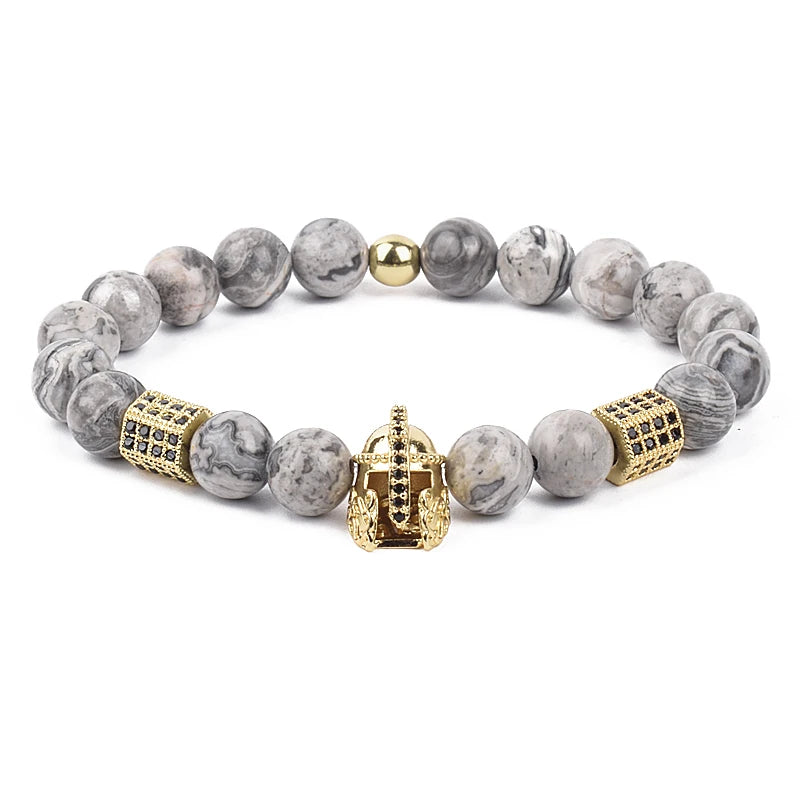 Fashion Cubic Zirconia Skull Leopard Bracelet
