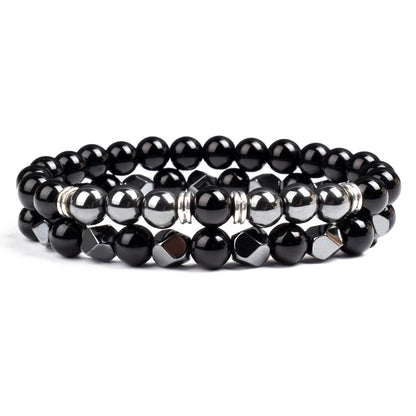 Natural Tiger Eye Beads Couple Bracelets
