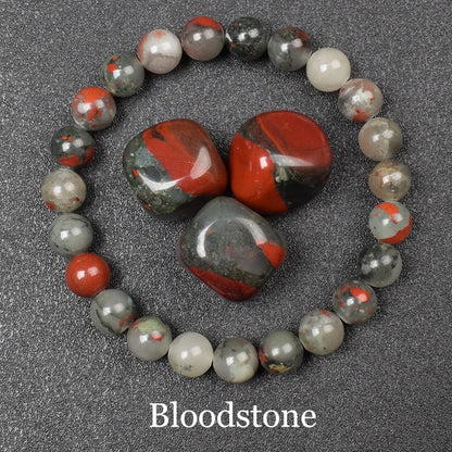 Natural Silver Color Obsidian Bracelet