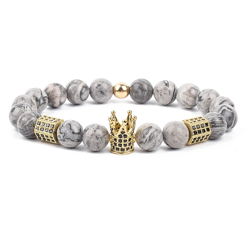 Fashion Cubic Zirconia Skull Leopard Bracelet