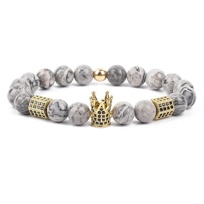 Fashion Cubic Zirconia Skull Leopard Bracelet