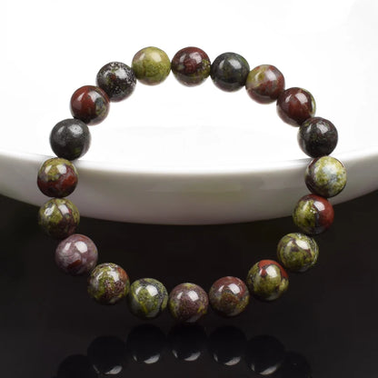 Natural Dragon Blood Stone Bracelet