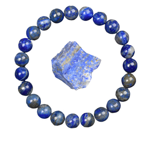 Natural Lapis Lazuli Stone Beads Bracelet