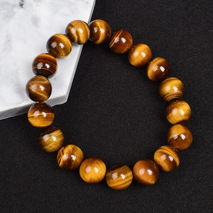 Real Natural Yellow Tiger Eye Bracelet