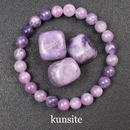Natural Silver Color Obsidian Bracelet
