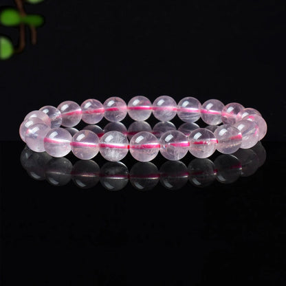 Natural Rose Quartz Beads Bracelet