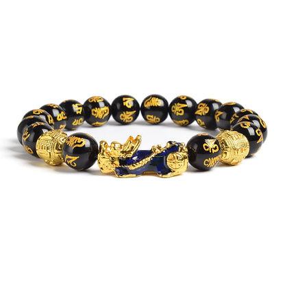 Yellow Elastic Tiger Eye Stone Beads Bracelet