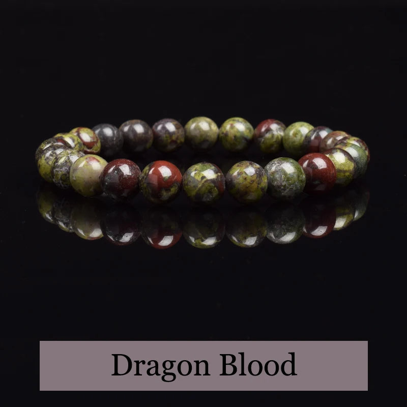 Natural Dragon Blood Stone Bracelet
