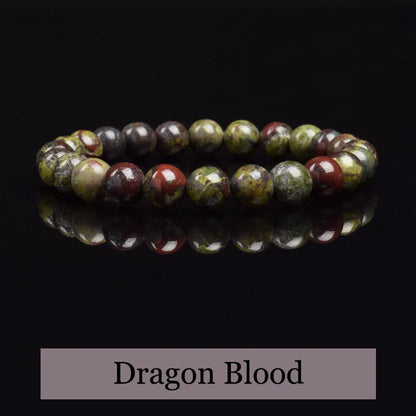 Natural Dragon Blood Stone Bracelet