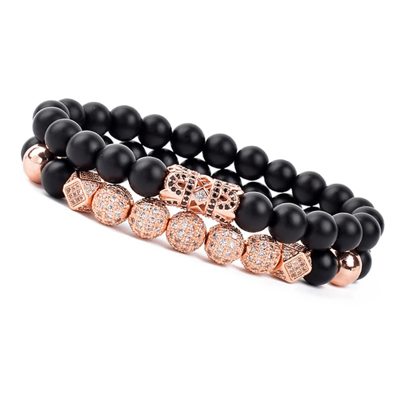 Luxury Charm Beads Bracelet Set