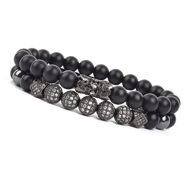 Luxury Charm Beads Bracelet Set