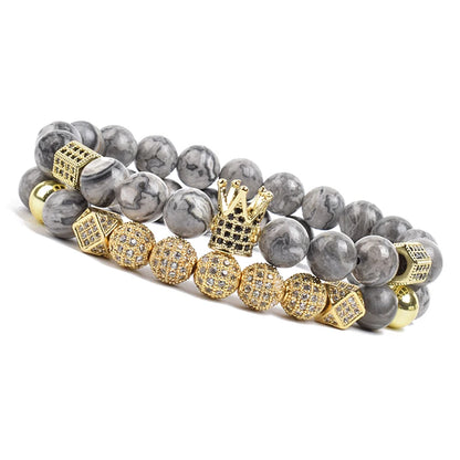Luxury Charm Beads Bracelet Set