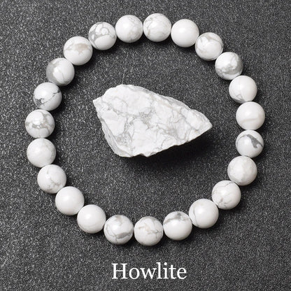 Natural Silver Color Obsidian Bracelet
