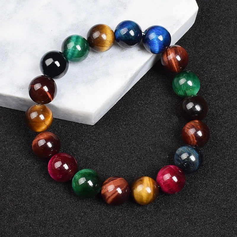 Real Natural Yellow Tiger Eye Bracelet