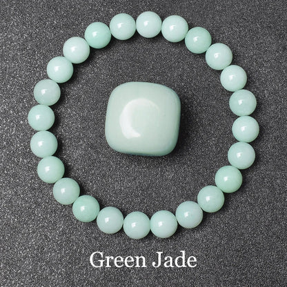 Original Blue Apatite Natural Stone Beads Bracelet