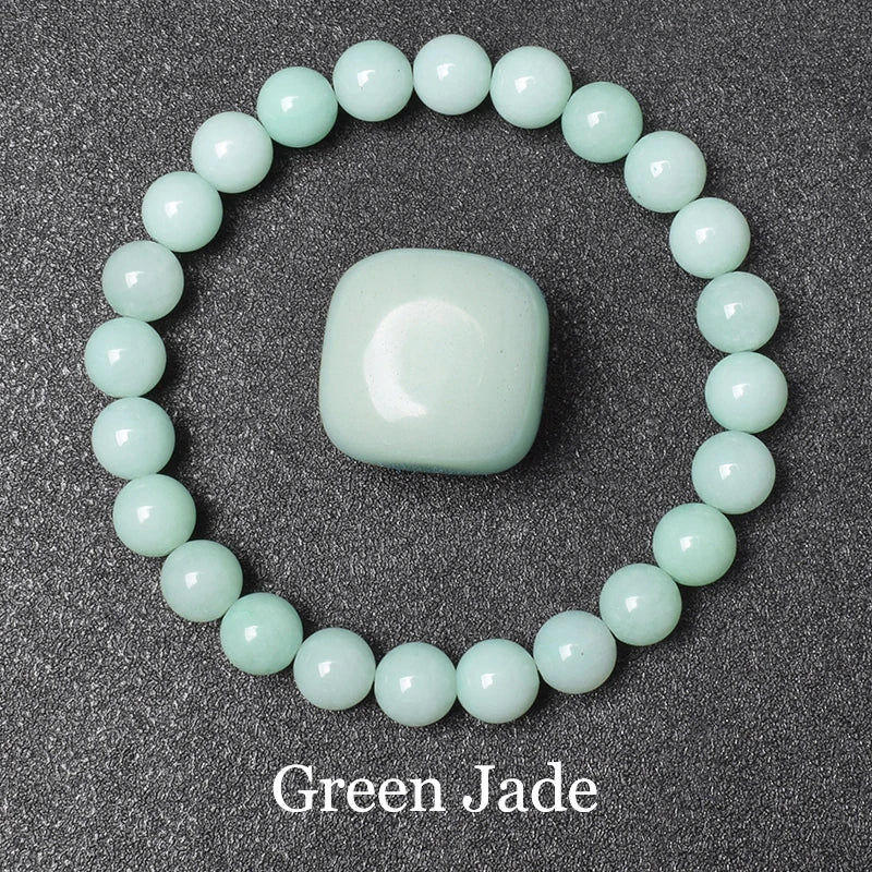 Natural Silver Color Obsidian Bracelet