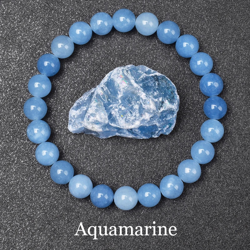 Natural Silver Color Obsidian Bracelet