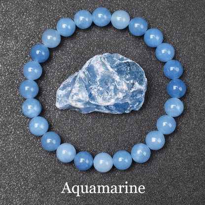 Natural Silver Color Obsidian Bracelet