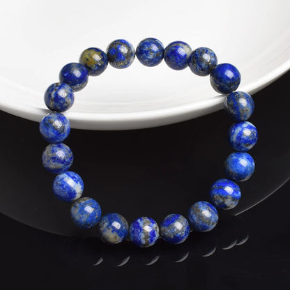 Natural Lapis Lazuli Stone Beads Bracelet