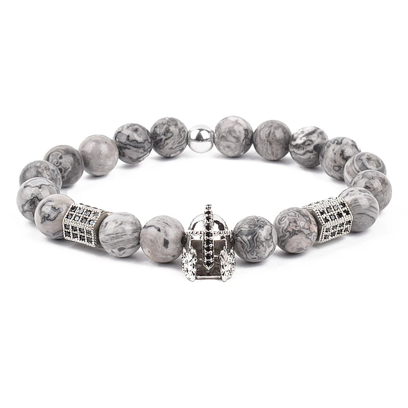 Fashion Cubic Zirconia Skull Leopard Bracelet