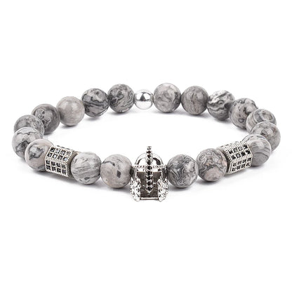 Fashion Cubic Zirconia Skull Leopard Bracelet