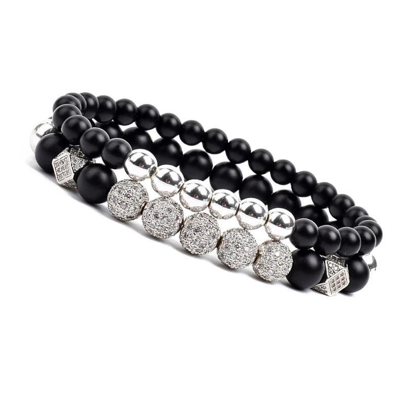 Luxury Charm Beads Bracelet Set