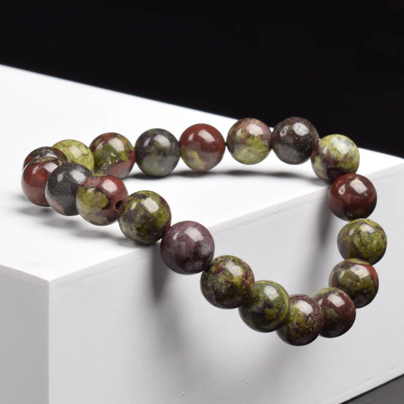 Natural Dragon Blood Stone Bracelet