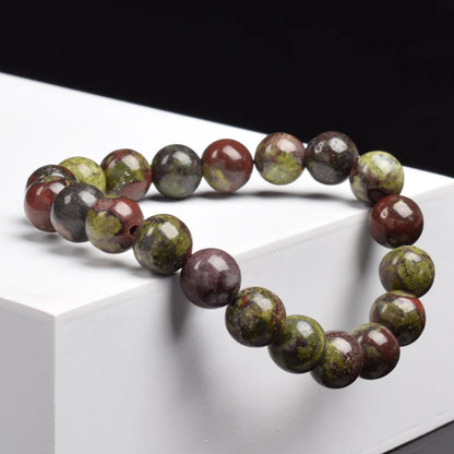 Natural Dragon Blood Stone Bracelet