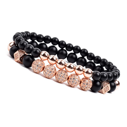 Luxury Charm Beads Bracelet Set
